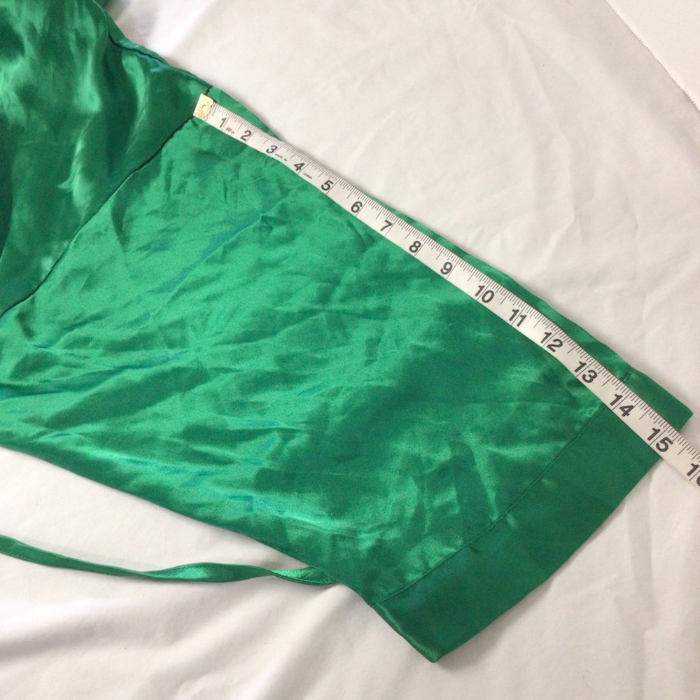 Victoria's Secret Green Satin Robe - Picture 9 of 10